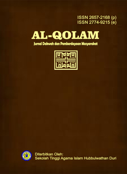 Jurnal Alqolam : Jurnal Dakwah dan Pemberdayaan masyarakat